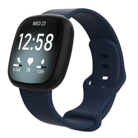 För Fitbit Versa 3 / Sense Silicone Watch Band