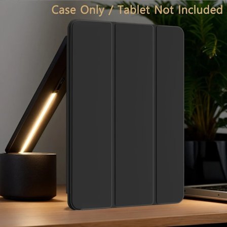 För iPad Air Pro mini 10.9 11 9.7 10.2 8.3 12.9 13 11:e 10:e 9:e generationen Trefaldigt Ställ Flip Smart Cover Mjukt Silikonskal