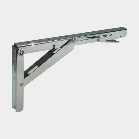 Składana konsola stołowa Roca Robust L, elektropolerowana stal nierdzewna, 306 mm, 150 kg - Jachtowa