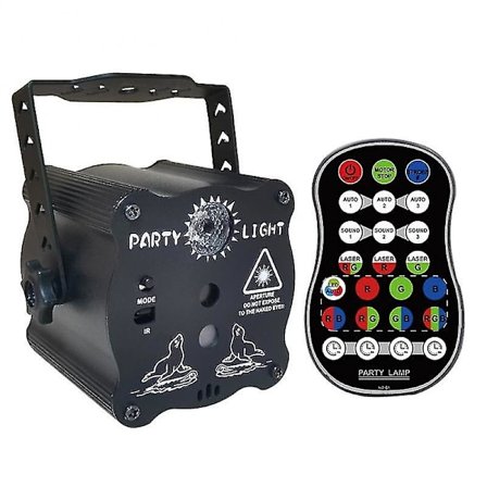 Mini Rgb Disco Ljus Dj Led Laser Scen Projektor Röd Blå Grön Lampa Usb Laddningsbar Bröllop Födelsedagsfest Dj Lampa