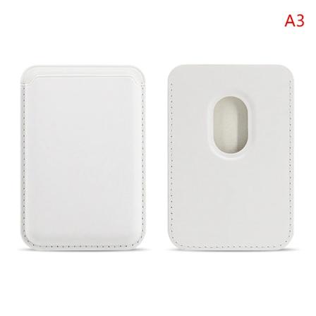 Magnetisk korthållare plånboksställ läderfodral för Iphone 12 kortväska för Magsafing magnetfodral kortficka A3