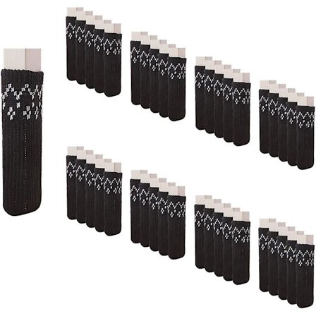 Neulotuilla tuolien jalkasuojat, 40 kpl huonekalujen jalkasukat, liukumattomat, naarmuuntumattomat, äänettömät huonekalujen pöydän jalkojen suojukset,