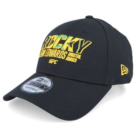 New Era - Svart adjustable Keps - Leon Edwards 9FORTY Ufcmma Black Adjustable @ Hatstore