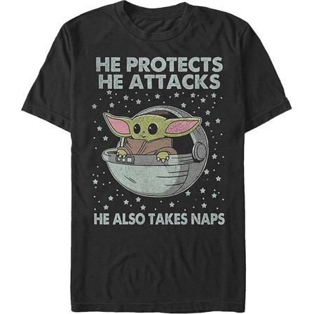 Barnet sover Mandalorian Star Wars T-shirt L