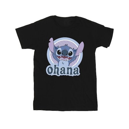 Disney Boys Lilo And Stitch Ohana Circle T-Shirt 12-13 År Bl