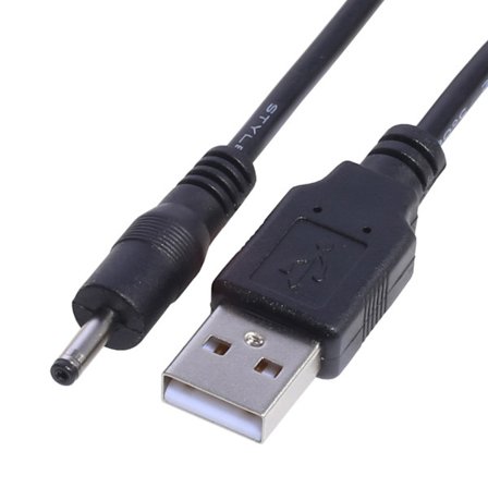 USB til DC-kabel USB hann til 3,0x1,1 mm 2,5x0,7 mm 4,0x1,7 mm 5,5x2,5 mm 5V Barrel Jack Strømledning Adapter Converter for LED