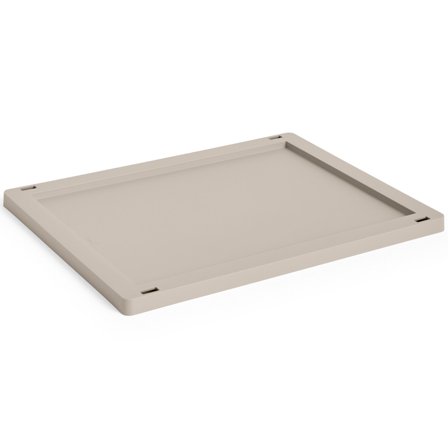 HAY Colour Crate Medium lokk, warm grey