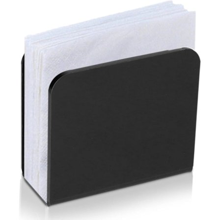 Servettiteline, Musta Servettiteline Paperipyyhkeiden Pidike Keittiölle