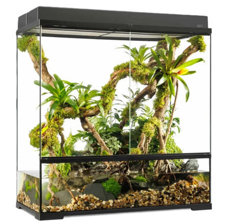 Exoterra - Pro Paludarium Large X-Tall - 90 x 45 x 90 cm - Reptil - Terrarium - Terrarium- og terrariebakgrunn - ZOO.no