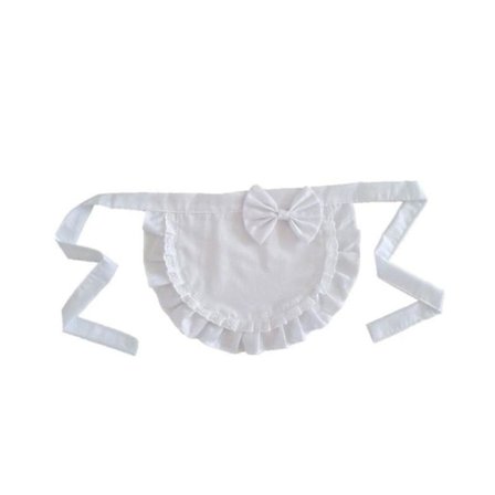 Forklæde til kvinder med to lommer Halvforklæde Servitricekostume Forklæder til madlavning i køkken Restaurant Café