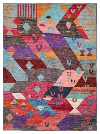 Moroccan Berber - Afghanistan Hand Knotted 208X295 Rug Afghanistan