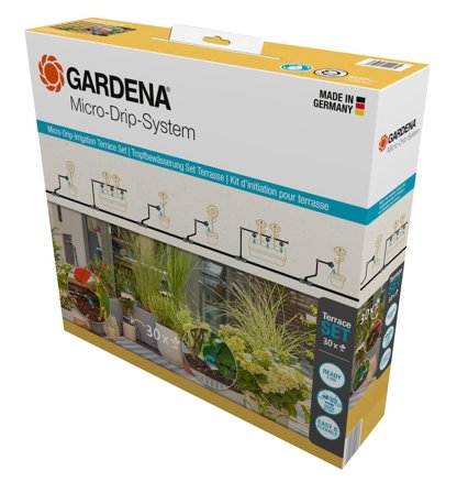 Gardena Micro-Drip-System 13400-20 Startsett til terrasse, Vanning