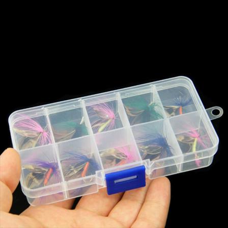 10st/ Set Fiskebetesfjäder Enkelkrokar Fjäril