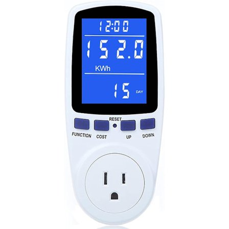 Opgraderet Watt Power Meter Stik til Hjemmets Elforbrugsovervågning