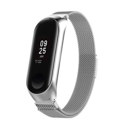 Vaihtohihna Xiaomi-kuntomittariin, magneettinen sulkumekanismi, metallinen ranneke ihoystävällisestä materiaalista, mukava muotoilu Mi:lle