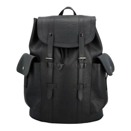 Louis Vuitton Vintage Pre-owned Leather backpacks Sort, unisex Vintage Tasker, Størrelse: ONE Size