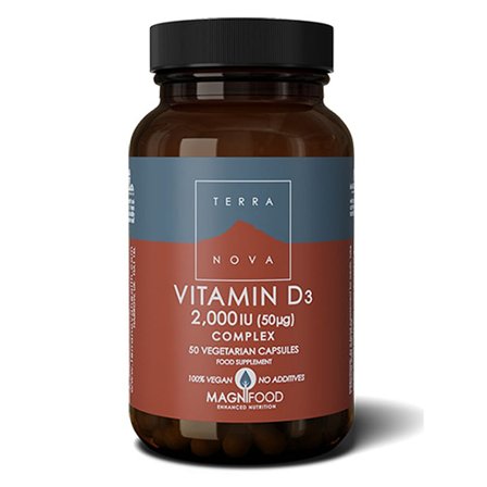 Terranova Vitamin D3 2000 IU, Helse & Madvarer, Vitaminer, D-vitamin