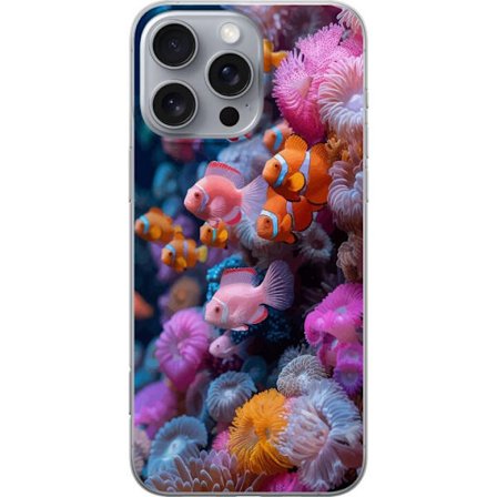 Kompatibelt Mobilskal till Apple Apple iPhone 16 Pro Max Fisk Korall Hav Ocean Underwater
