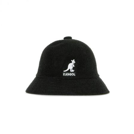 Kangol, Big logo fisherman hat casual Zwart, Heren, Maat:L