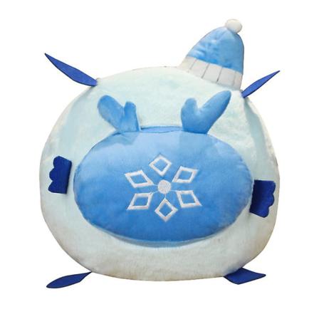 Genshin Impact Game Söt Plyschleksak Plyschdocka Present-blå 10cm