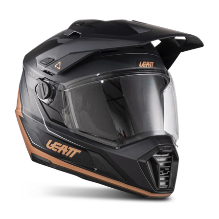 Adventure-Kypäräpaketti Leatt ADV 7.5 2.5 Moottorikelkkalasit Mukana Musta/Pronssi S