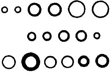 FM Mattsson 3710-2639 Packningssats för dusch- och badkarsblandare, Badrum