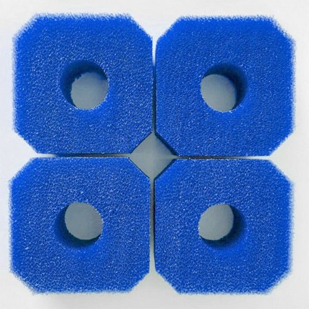 Bassengsvampfilter Vaskbare Gjenbrukbare Boblebad Spa Skumfilter Spa Tilbehør for V1 S1 Blå