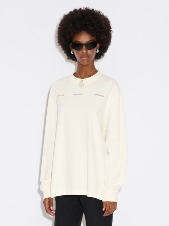 Holzweiler - Luring National Long Sleeve - Ecru - Womens - Extra Large