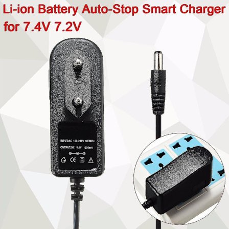 Smart oplader 8.4v 1a til 7.4v 7.2v Li-ion Li-po batteri auto-stop
