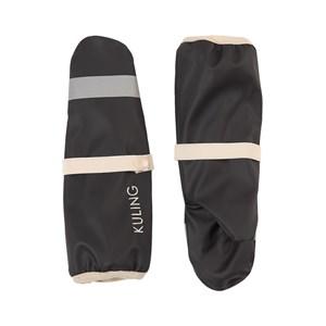 Kuling Always Black Vilnius Recycled Rain Mittens 6-7 Years - Gloves and mittens - 6-7 years - Black - Junge