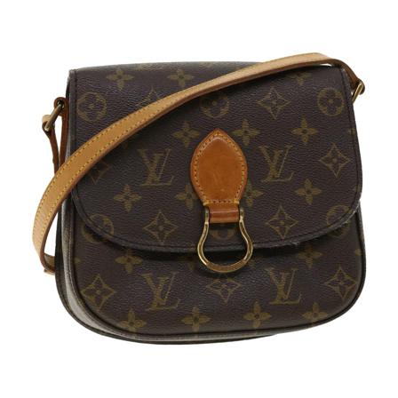Louis Vuitton Vintage, Louis Vuitton Saint Cloud Bruin, Dames, Maat:ONE Size