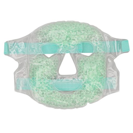 Hot Cold Facial Eye Pack Frisk Återanvändbar Relief Fatigue Gel Beads Kylande ansiktsmask för ansikte Huvud Nacke Axlar Grön