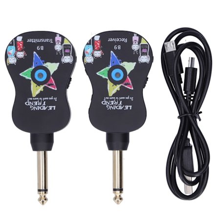 Gitar Trådløst System Digital Sender Mottaker med Reverb Diskant Bass Justering B9