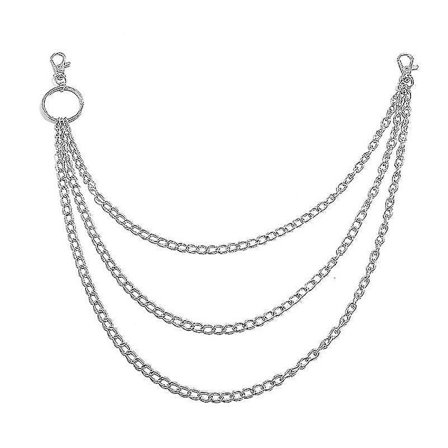 Farkkujen ketjut, taskuketju lompakon ketju vyöketjut housujen ketjut hip hop housujen ketju avaimenperä lompakon ketju miehille punk rock hip-hop 