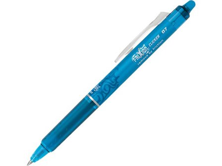 PILOT Gelpenna Frixion Clicker 0,7 ljblå - Lyreco - Kontorsmaterial - Pennor - Gelpennor raderbara