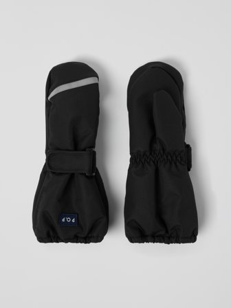 Polarn O. Pyret - Padded mittens Blizzard - 4 - Childrenswear - black