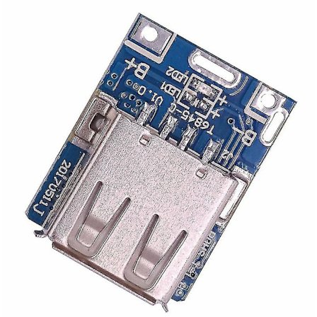 Uusi tuote, 5 kpl 5v Boost Step Up -virtalähdemoduuli Litium Lipo -akun latauksen suojauslevy DIY -laturille 1