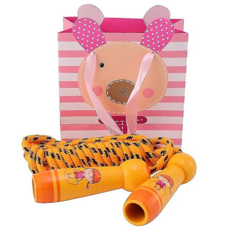 1 Sett Sports Tau Hoppetau Med Y Utdanningsleke Barne Treningsutstyr Med En Pose For Barn (jente Mønster)[HK]