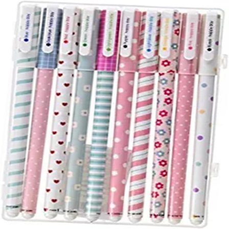 10 kpl söpöjä kyniä Novelty kynät Uutta söpöt mustekynät