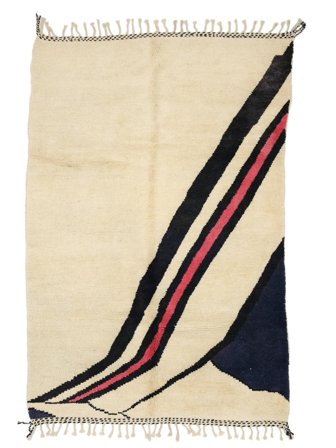 Berber Moroccan - Mid Atlas 206X313 Wełna, Dywan