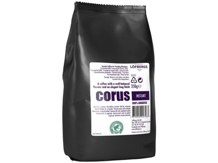 Löfbergs Snabbkaffe Corus Instant Vending 250g - Lyreco - Kök och servering - Kaffe och te - Instantkaffe