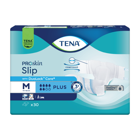 Tena Slip Plus, Medium, 30 stk.