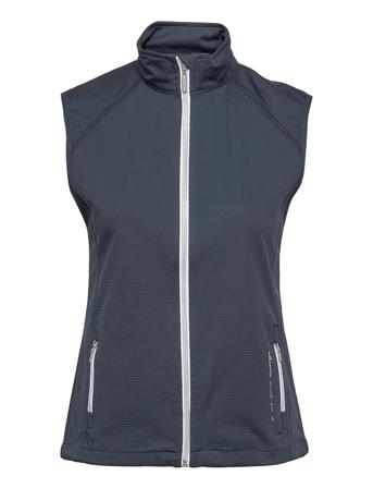 Lds Arden Softshell Vest Blue Abacus