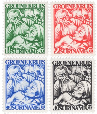 Suriname 1929 - NVPH 141-144 - Postfrisk