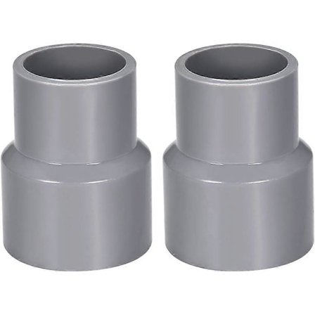 40mm X 32mm PVC Rør Reducer Fittings Kobling Hub DWV Grå 2 stk. ZeGoods