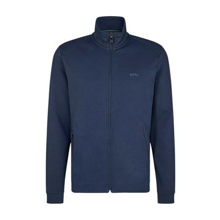 Hugo Boss Skaz Curved Zip Sweatshirt Blå, Herre Trøjer