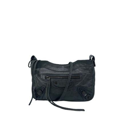 Balenciaga Vintage Pre-owned Leather balenciaga-Tass , Grijs , Dames , Maat: ONE Size Vintage Tassen