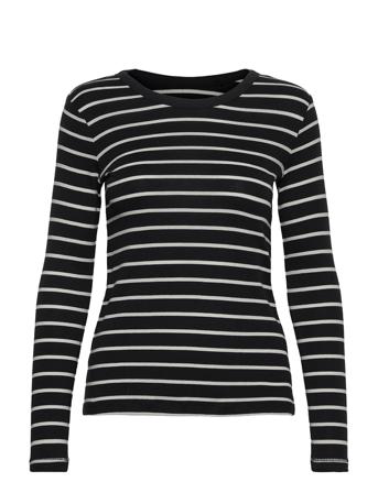 T-Shirts T-shirts & Tops Long-sleeved Multi/mönstrad Esprit Casual