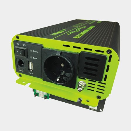 Inverter / Wechselrichter 1852-Marine, reine Sinuskurve, 12 V - 230 V, 1000 W - Boot
