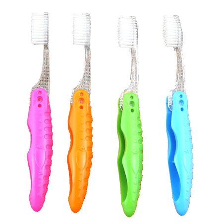 4 st rese-tandborstar Personlig vård Tandborste Fällbar